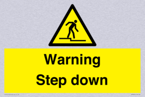 Warning Step down